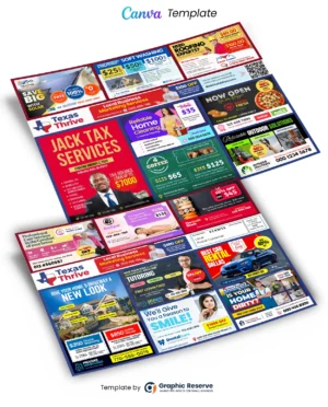 12×9 Shared Cost Co-Op EDDM Postcard – Canva Template