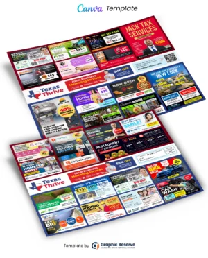 15×12 Shared Cost Co-Op EDDM Postcard – Canva Template