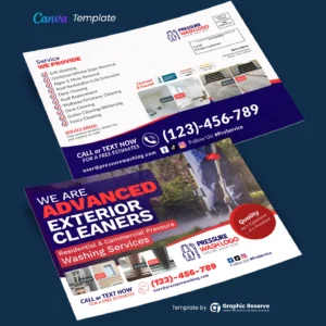 Advance Cleaning Service Canva EDDM Postcard