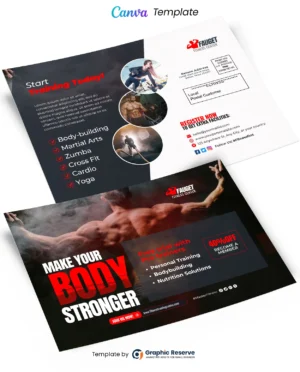 Body Fitness Gym EDDM (Canva file)