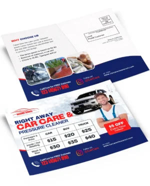 Car Care Price Table EDDM Mailer (Canva Template)