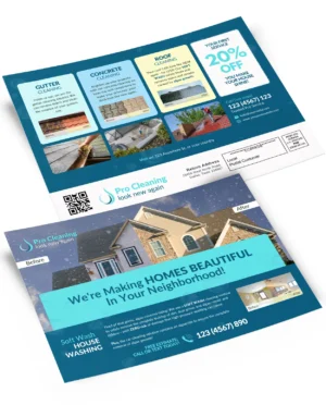 Cleaning Service EDDM Postcard (Canva Template)