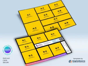 12×9 Shared Cost Co-Op EDDM Postcard With Advertise Layouts – Canva Template