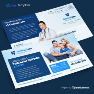 Dental Direct Mail EDDM Postcard (Canva Template)