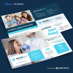 Dental Direct Mail EDDM Postcard (Canva Template)