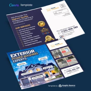 Exterior Cleaning Canva EDDM Mailer