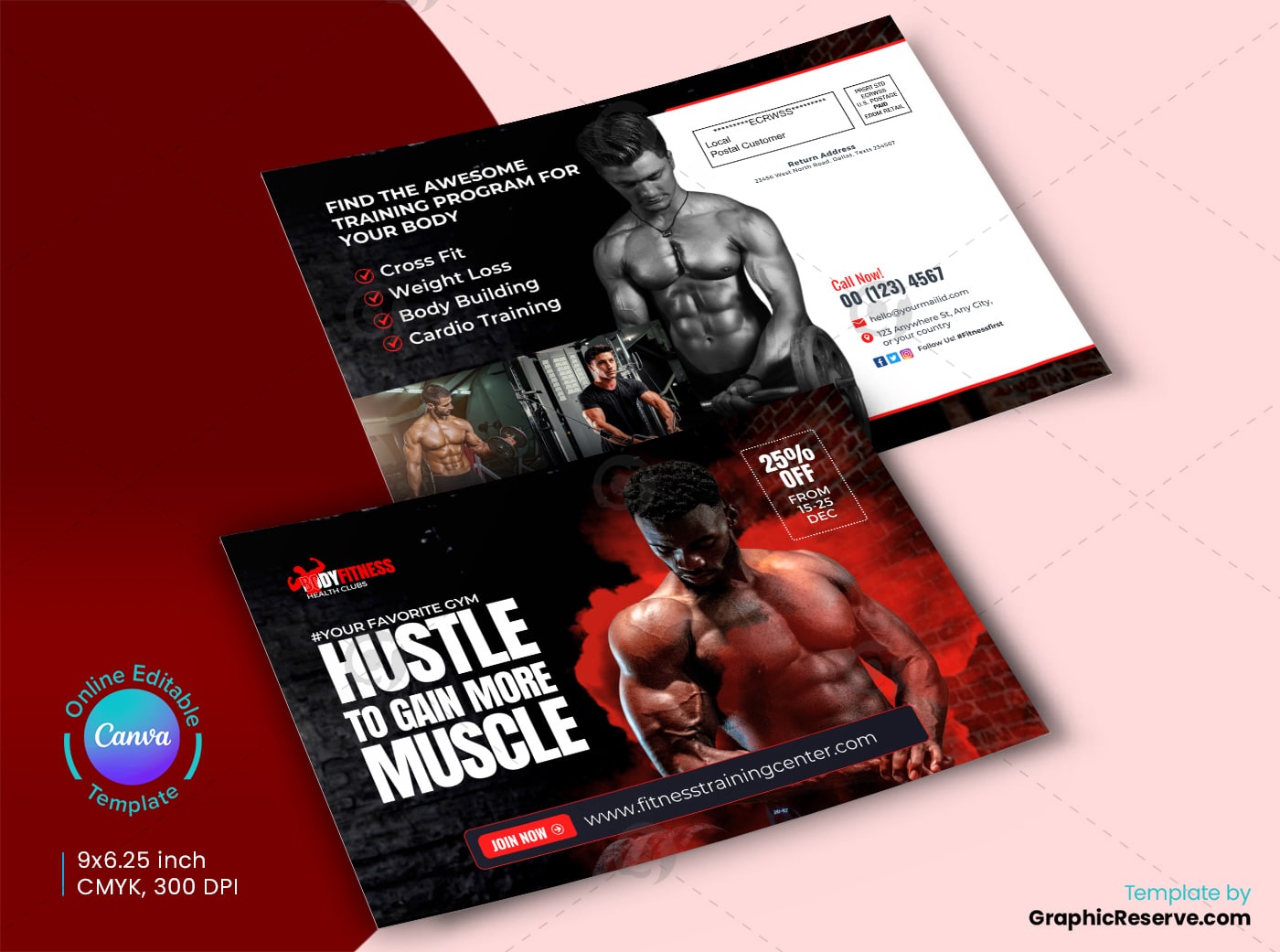 Fitness Direct Mail EDDM (Canva file) 1 Fitness Direct Mail EDDM (Canva file)