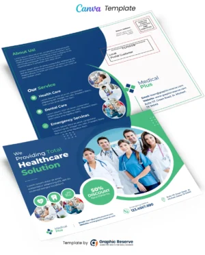 Medical EDDM Postcard Canva Template