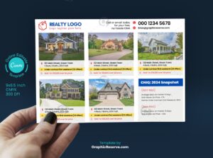 Real Estate Listing Offers EDDM Postcard Canva Template
