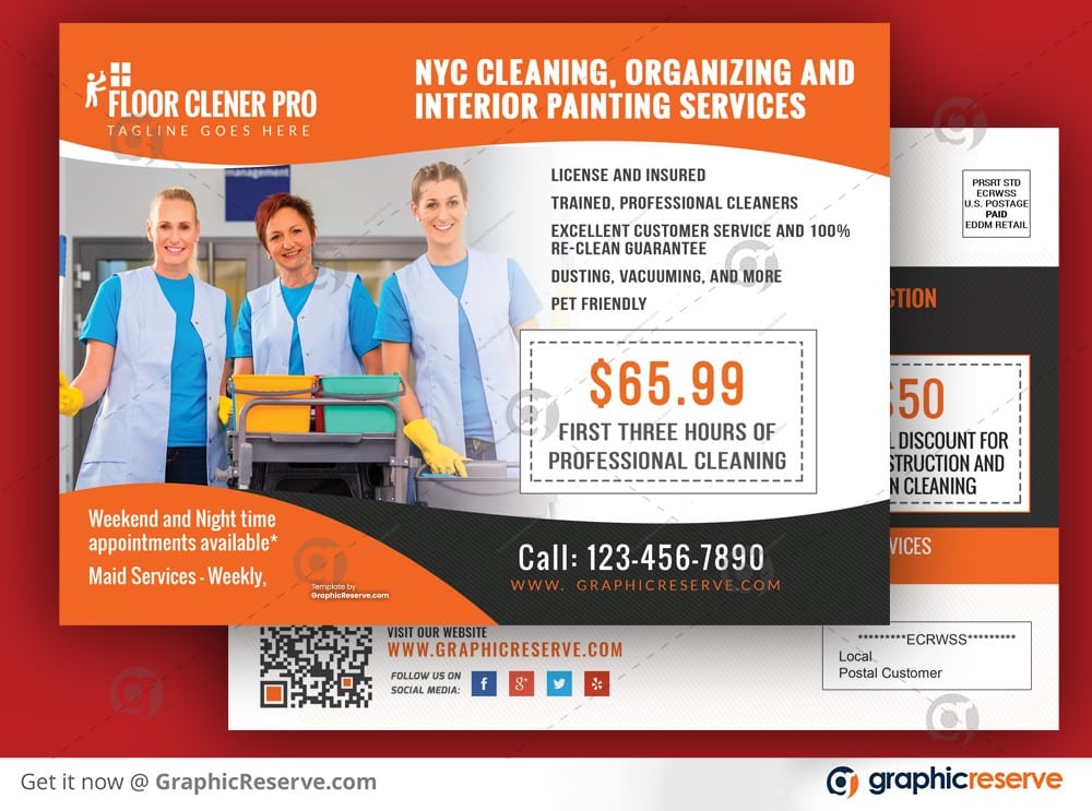 Home Maid and Floor Cleaning Service EDDM 1 Home Maid and Floor Cleaning Service EDDM