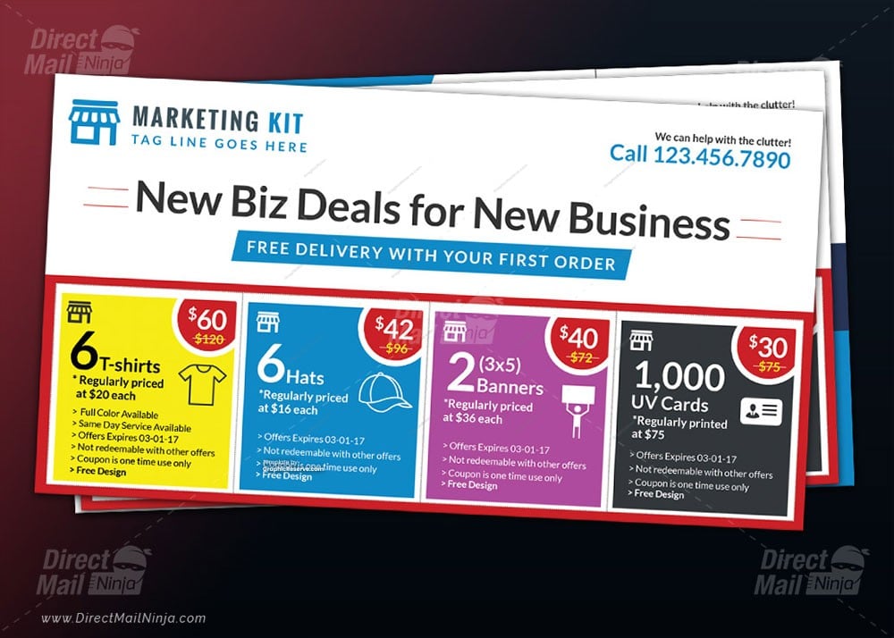 Print Shop Marketing Coupon EDDM Postcard 1 Print Shop Marketing Coupon EDDM Postcard