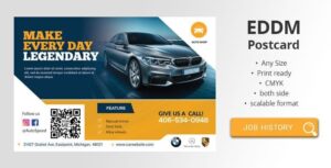 We will design a custom EDDM Postcard in 24/hr (multiple options to choose from)